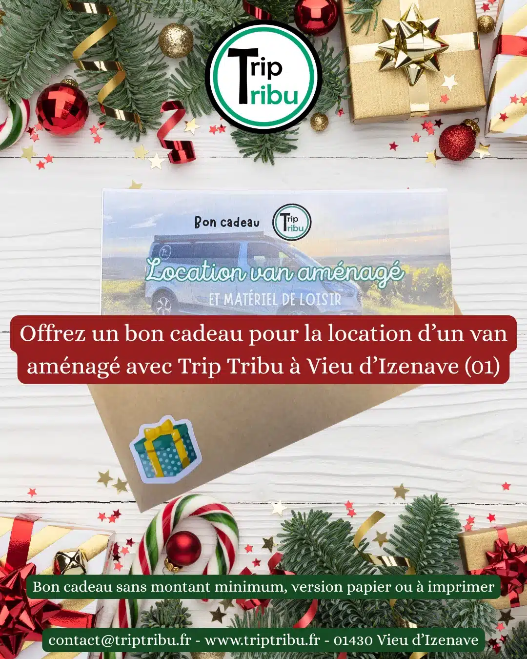 bon cadeau week-end en van